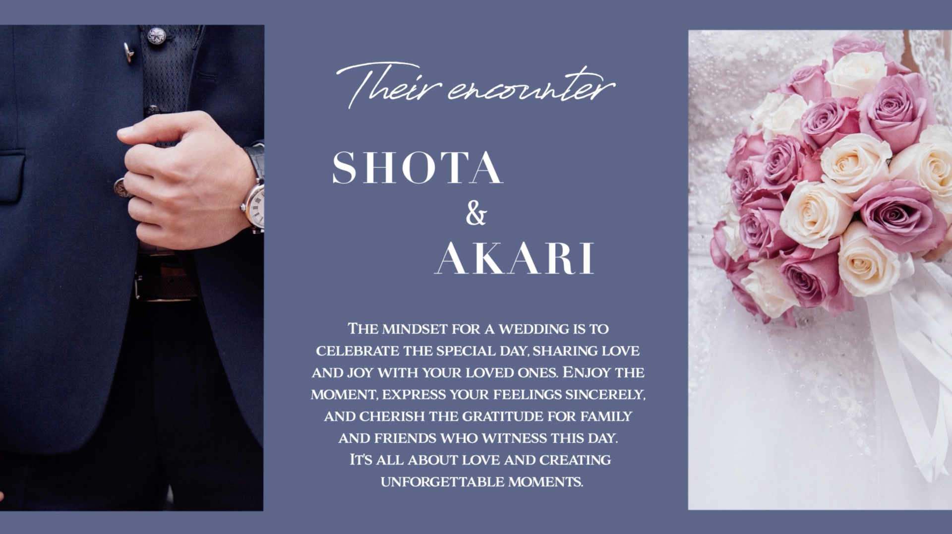 結婚式プロフィールムービー(アルバムver.)